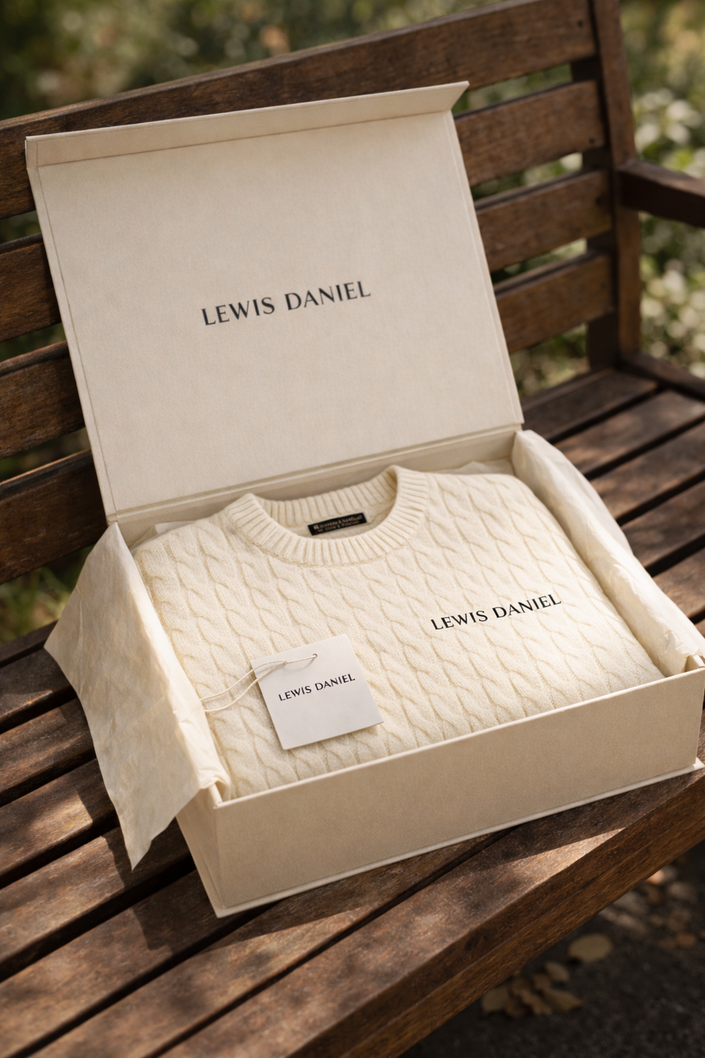 Cable Knit Sweater (Cream)