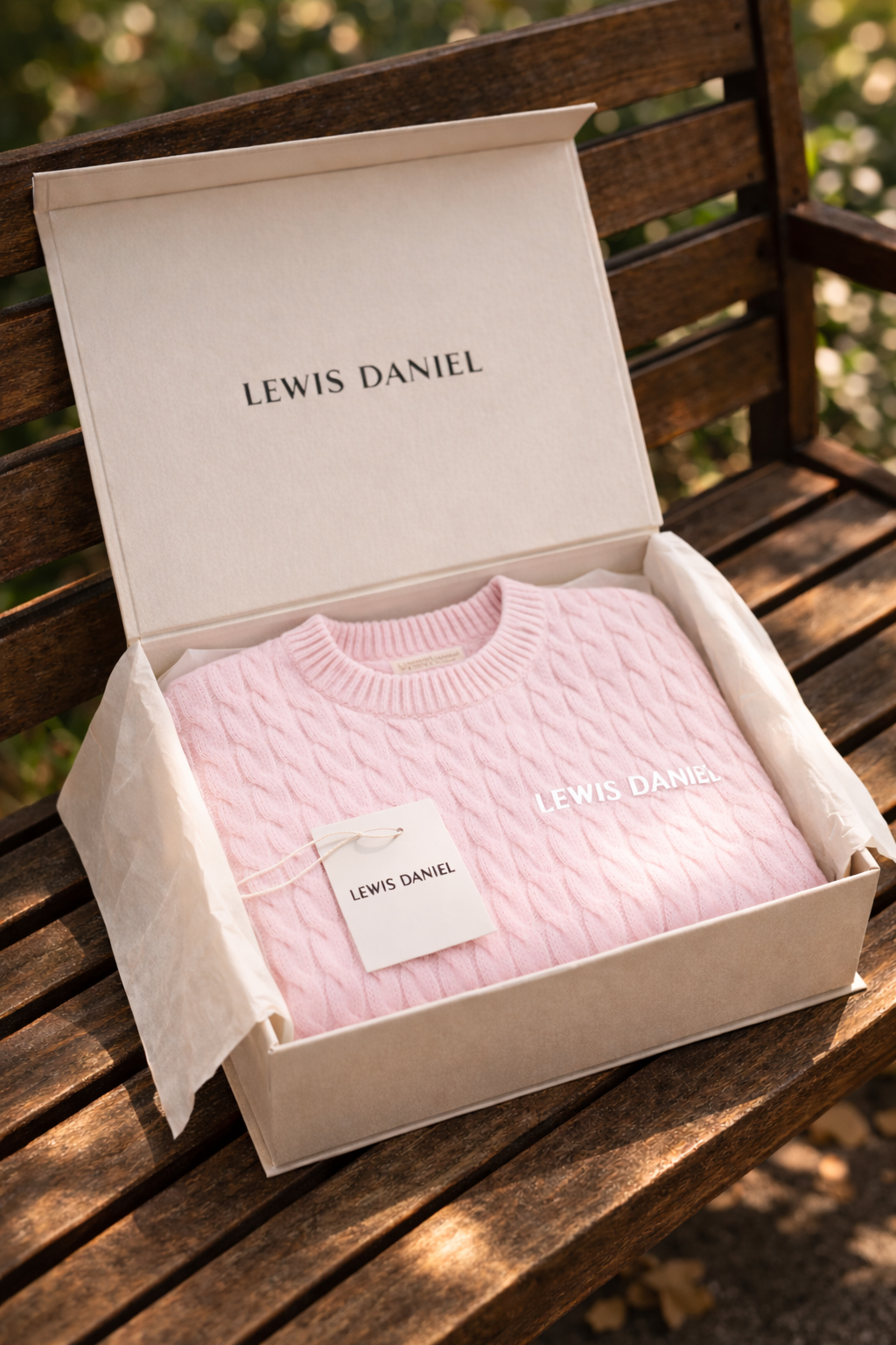 Cable Knit Sweater (Pink)